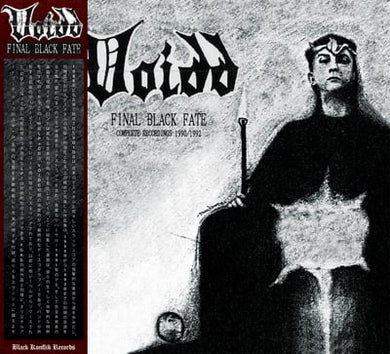 Voidd - Final Black Fate Complete Recordings 1990/1992 NEW METAL CD