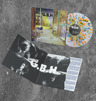 G.B.H - City Baby Attacked By Rats NEW LP (white w/ blue and orange splatter vinyl)