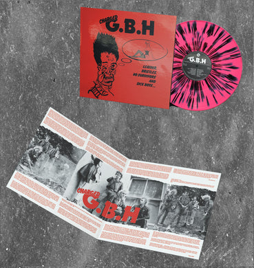 G.B.H - Leather, Bristles, No Survivors And Sick Boys... NEW LP (pink w/ black splatter vinyl)
