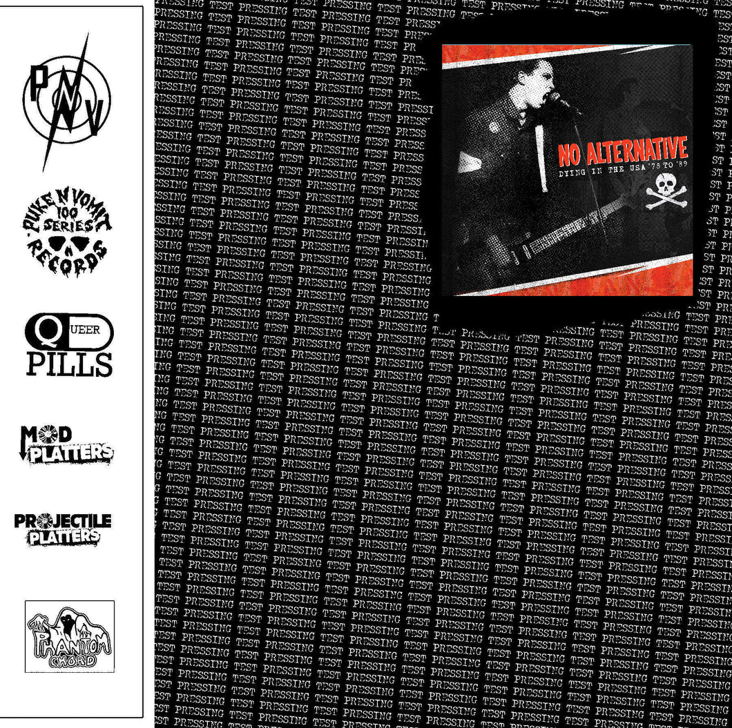 No Alternative - Dying In The USA 79 to 89 USED LP (test press)