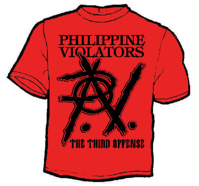 FREE PHIL. VIOLATORS SHIRT FOR ALL OF AUG W/ MINIMUM PURCHASE (worldwide)  shipping applies