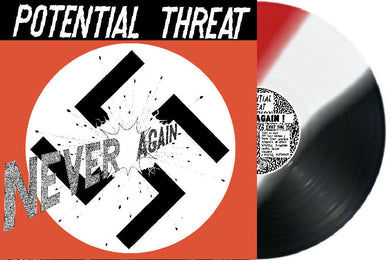 Potential Threat - Never Again NEW LP (black/red/white vinyl)  ships in june