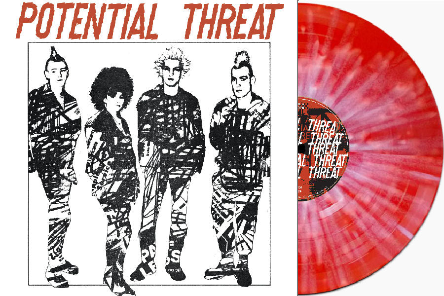 Potential Threat - Whats So Great Britain (singles, live, and demos) NEW LP (red w /white splatter vinyl) ships oct