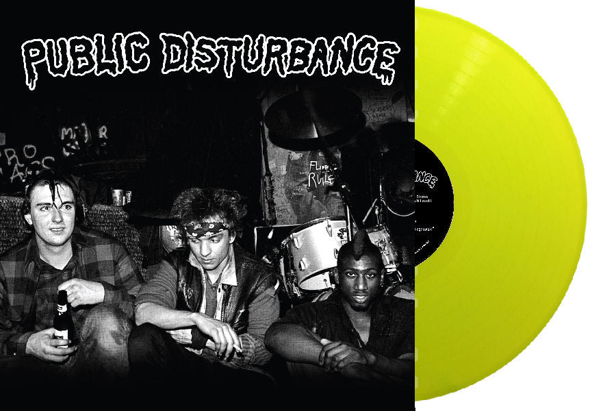 Public Disturbance - S&M 45 / Live at CBGB 1984  NEW LP (neon yellow vinyl) preorder --> out feb 15th