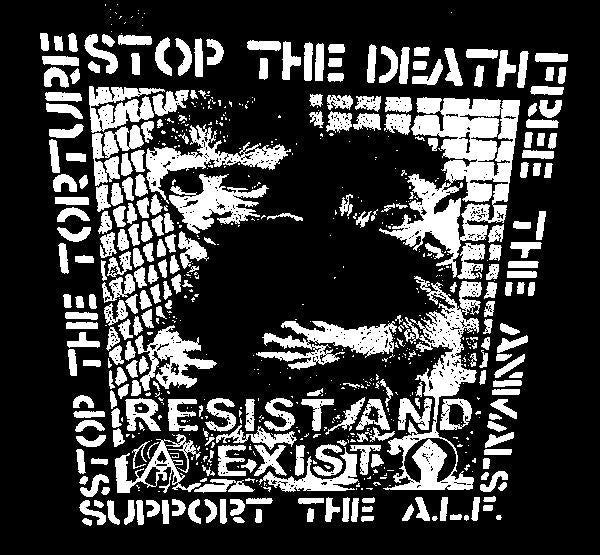 RESIST AND EXIST back patch