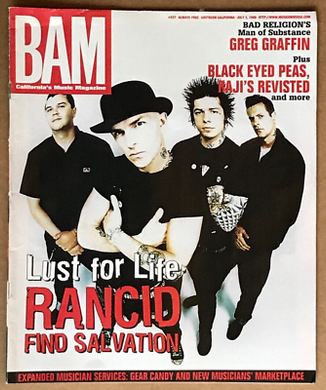 Rancid - Bam 1998 USED MAGAZINE