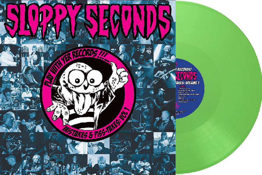 Sloppy Seconds - Play With Yer Records! Mistakes And Piss Takes: Volume 1 NEW LP (green vinyl toy bundle) ships oct