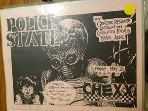 $10 PUNK FLYER - POLICE STATE CHEXX