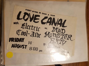 $10 PUNK FLYER - LOVE CANAL MAD MONSTER PARTY
