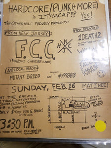 $10 PUNK FLYER - FAMOUS CHEEZE CAKES MUTANT BREED