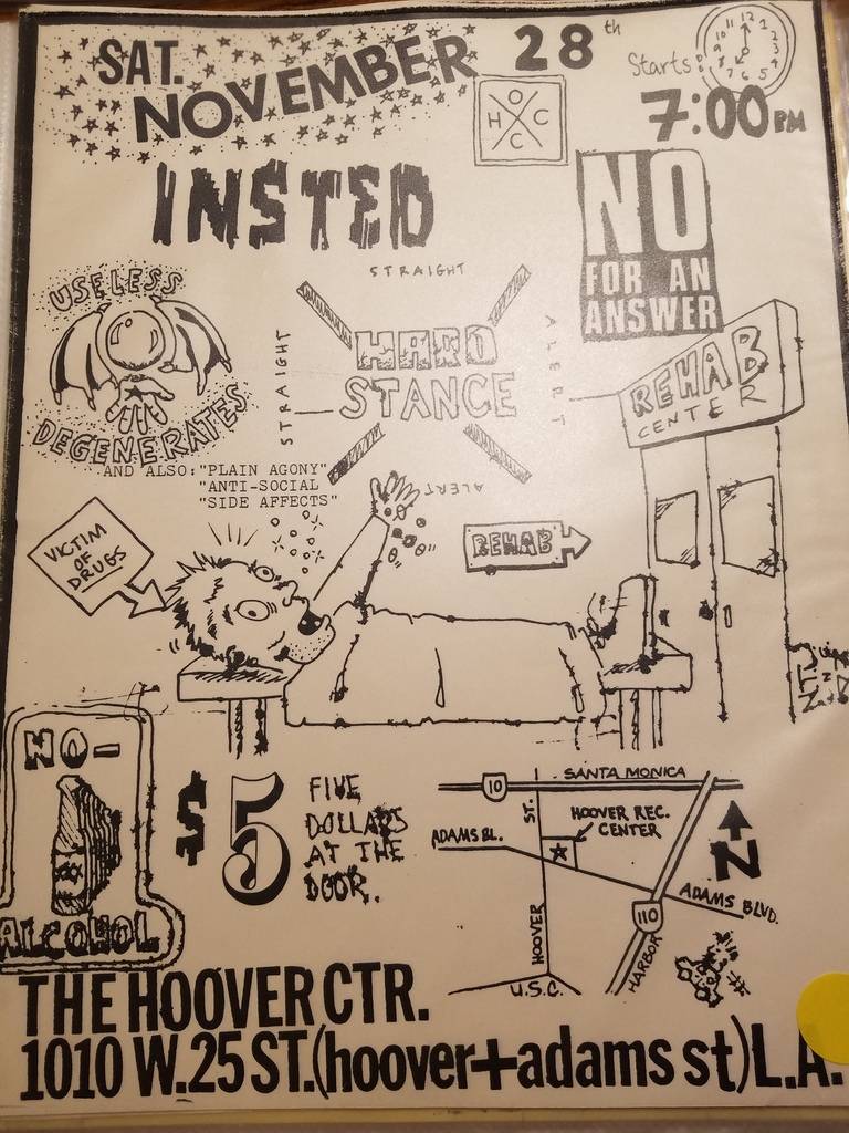 $10 PUNK FLYER - INSTED NO FOR AN ANSWER