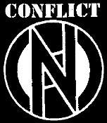 CONFLICT LOGO back patch