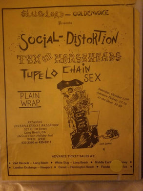 $15 PUNK FLYER SOCIAL DISTORTION