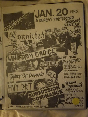 $15 PUNK FLYER CONVICTED UNIFORM CHOICE TARGET OF DEMAND