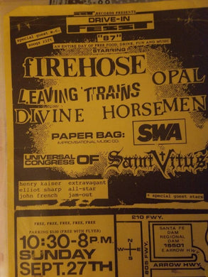$15 PUNK FLYER FIREHOSE LEAVING TRAINS