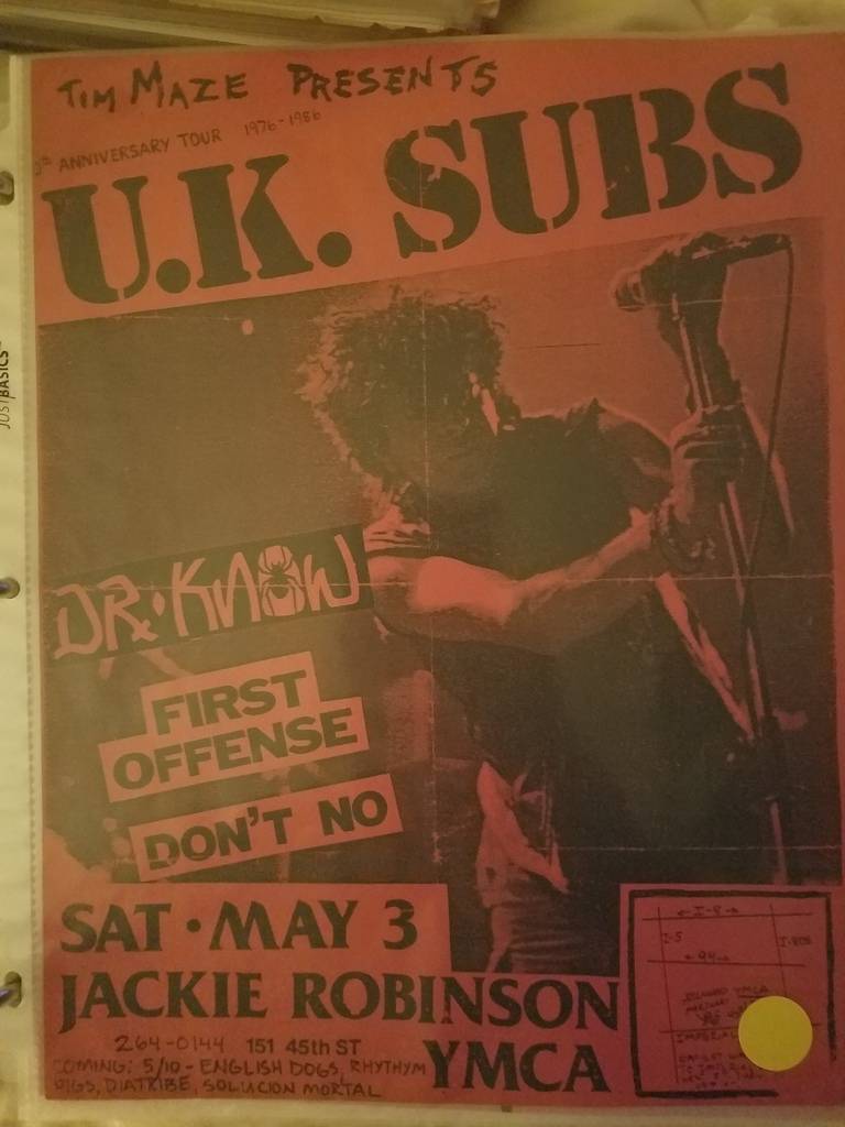 $15 PUNK FLYER UK SUBS DR KNOW