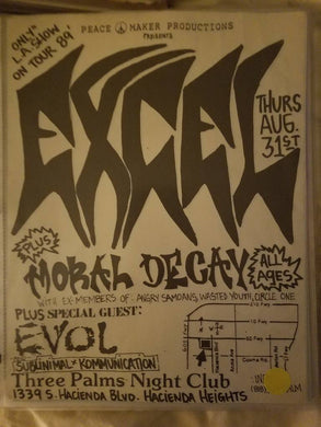 $15 PUNK FLYER EXCEL MORAL DECAY