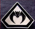 OVERKILL - BAT METAL BADGE