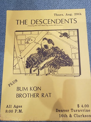 $15 PUNK FLYER DESCENDENTS BUM KON