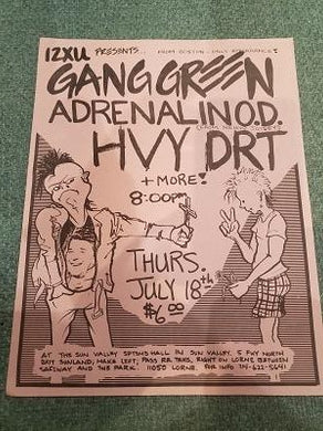 $15 PUNK FLYER GANG GREEN AOD HVY DRT