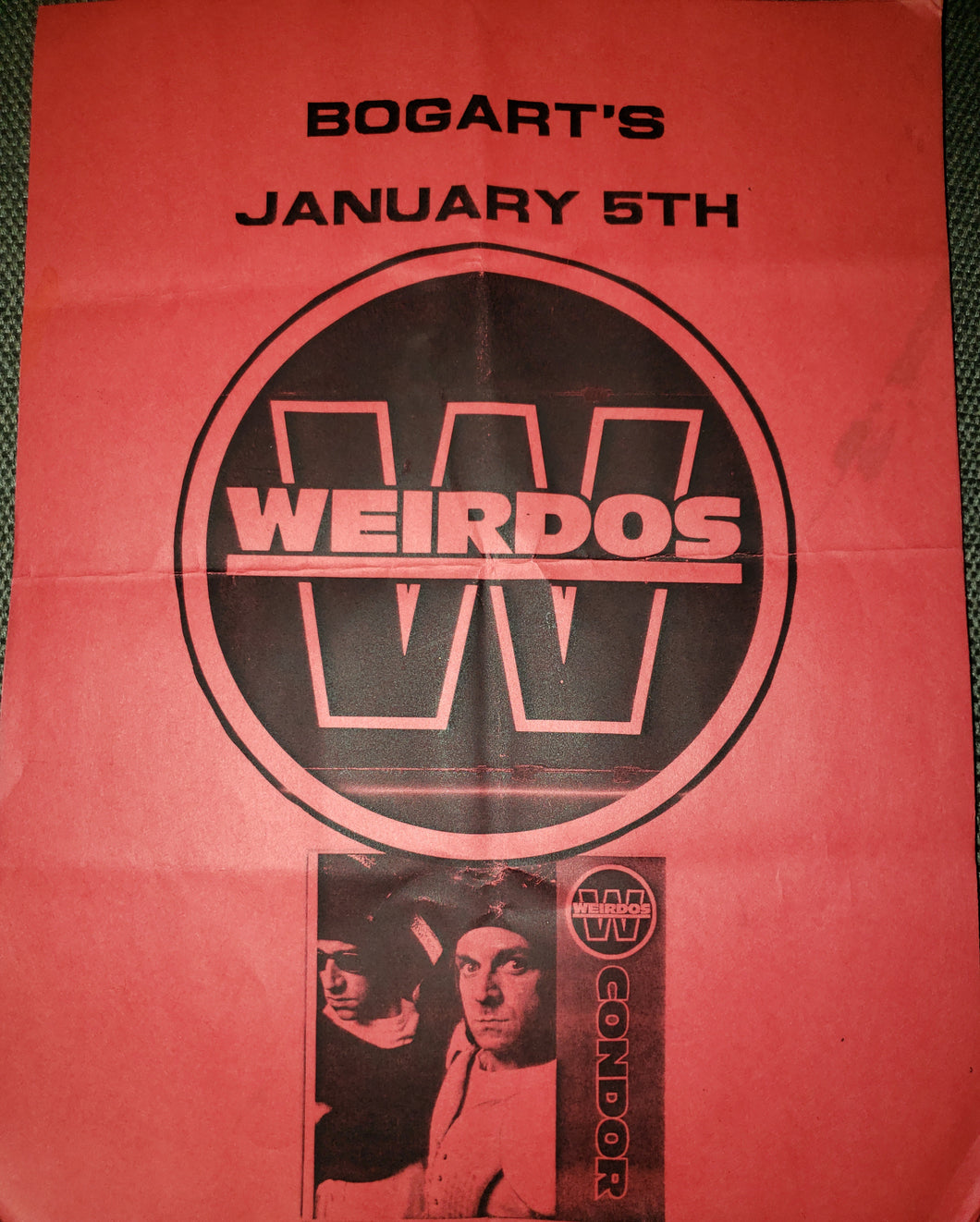 $5 PUNK FLYER -  WEIRDOS (8.5X11)