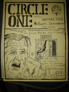 $15 PUNK FLYER - CIRCLE ONE