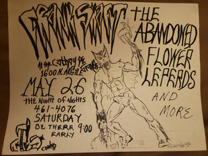 $15 PUNK FLYER - (8.5 x 11) CRANK SHAFT ABANDONED