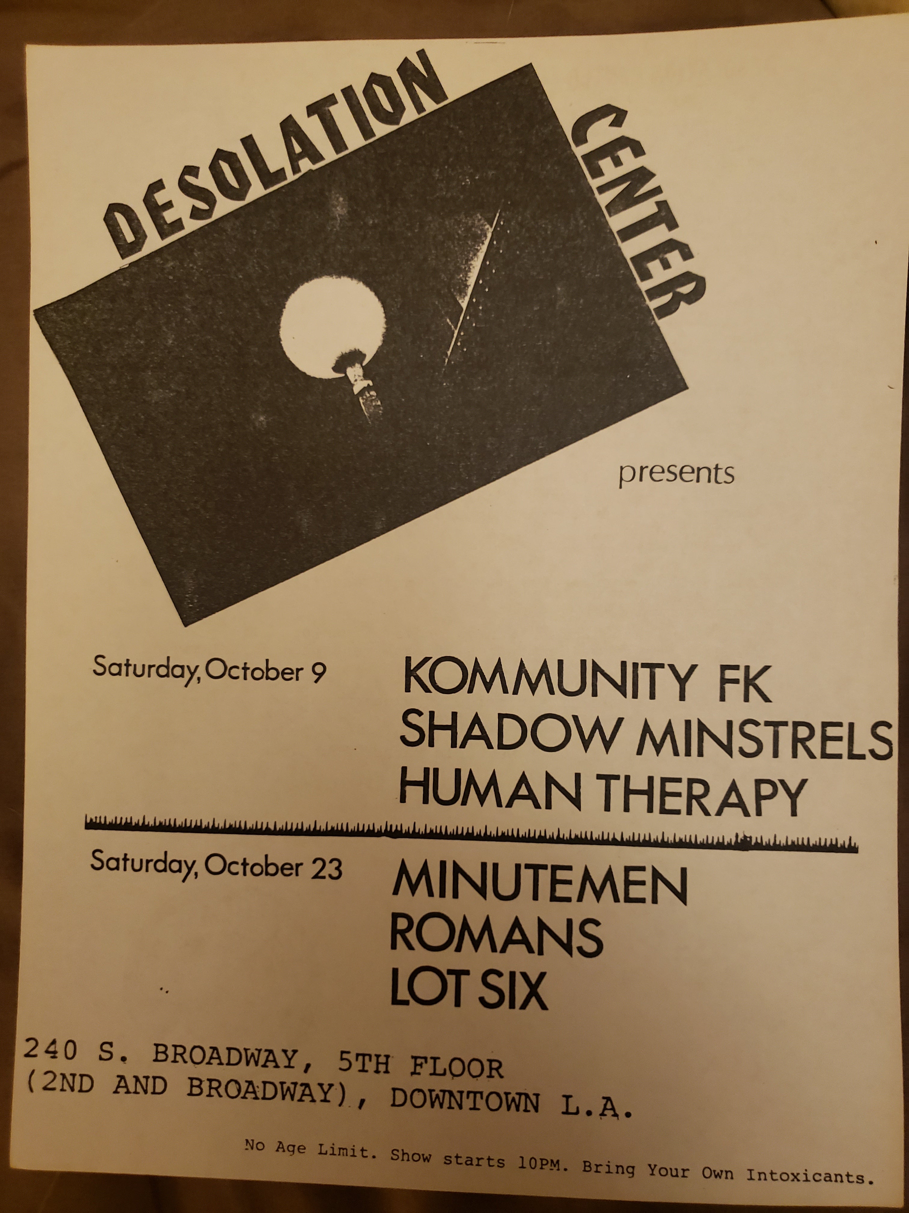 $20 PUNK FLYER (8.5 x 11) KOMMUNITY FK MINUTEMEN $20 PUNK FLYER (8.5 x 11) KOMMUNITY FK MINUTEMEN