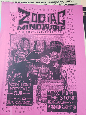 $5 PUNK FLYER -  Zodiac Mindwarp (8.5X11)