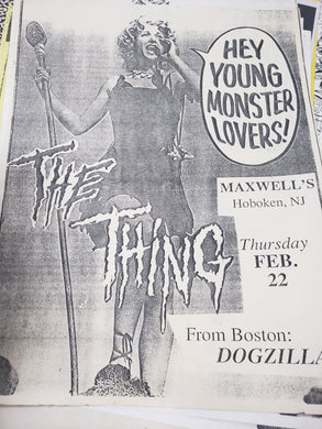 $5 PUNK FLYER -  The Thing (8.5X11)