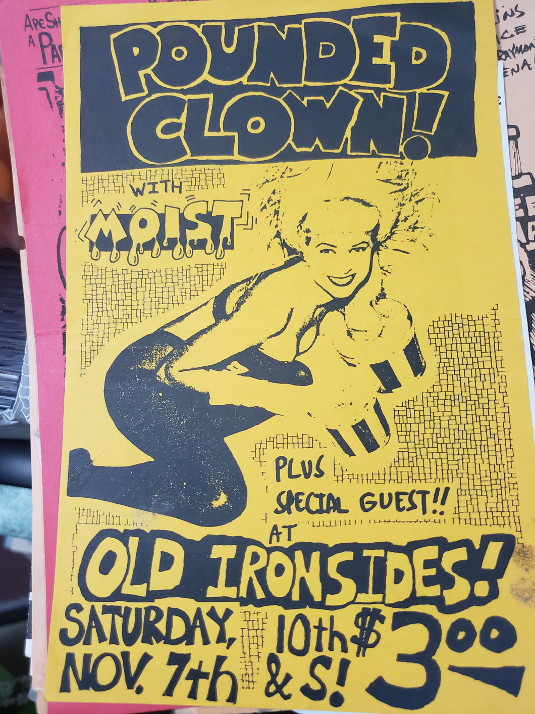 $5 PUNK FLYER -  Pounded Clown (5.5x8.5)