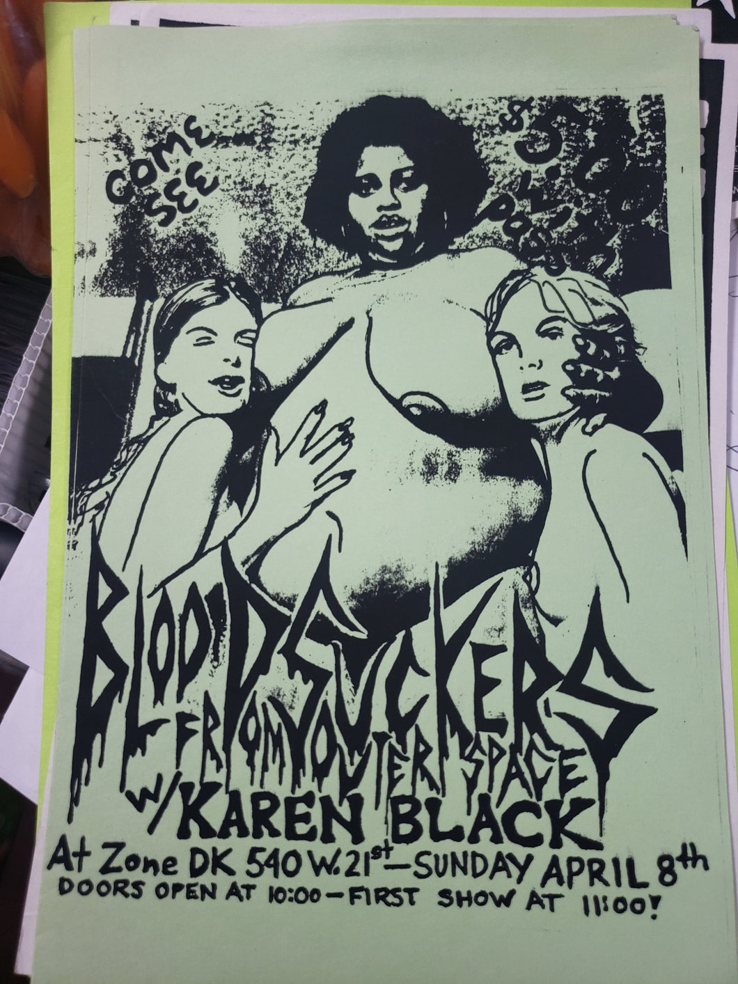 $5 PUNK FLYER - Bloodsuckers (5.5x8.5)