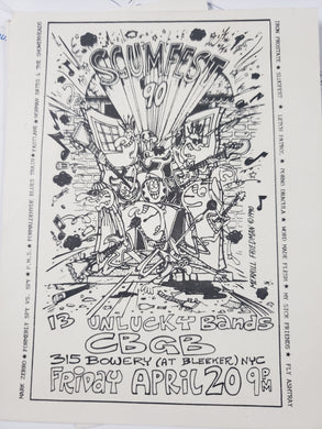 $5 PUNK FLYER - Scumfest (5.5x4)