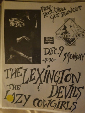 $5 PUNK FLYER - LEXINGTON DEVILS LAZY COWGIRLS