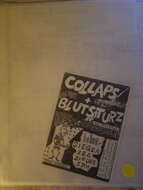 $5 PUNK FLYER - COLLAPS BLUTSTURZ