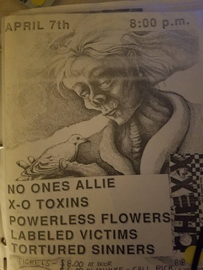 $5 PUNK FLYER - NO ONES ALLIE