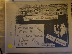 $5 PUNK FLYER - GROUP OF INDIVIDUALS TRAIN KILLERS