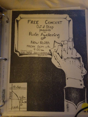 $5 PUNK FLYER - RUDE AWAKENING NEW FAITH