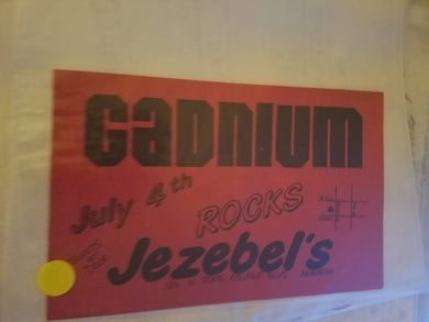 $5 PUNK FLYER - CADNIUM