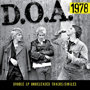 D.O.A. - 1978 NEW 2xLP