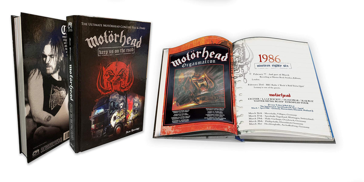 Motorhead - Keep Us On The Road NEW BOOK – pukenvomitrecords.com