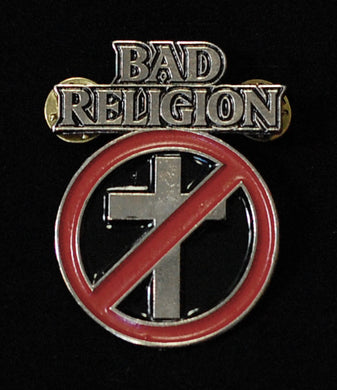 BAD RELIGION METAL BADGE