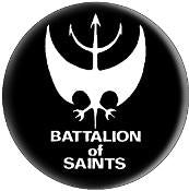 BATTALION OF SAINTS button (1 inch)