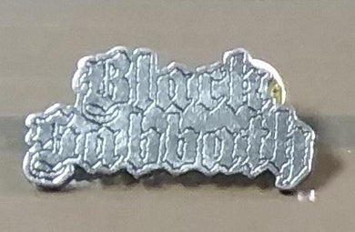 BLACK SABBATH LOGO METAL BADGE