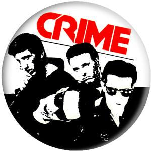 CRIME button (1 inch)