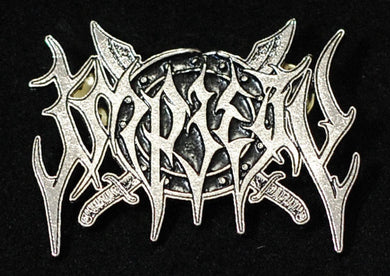 IMPIETY - LOGO METAL BADGE