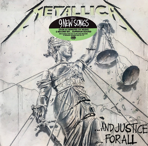 Metallica ‎- ...And Justice For All USED METAL 2xLP (dmm audiophile)