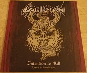 Oblivion - Intention To Kill  Demos & Rarities 1985 NEW METAL LP (w/ CD)
