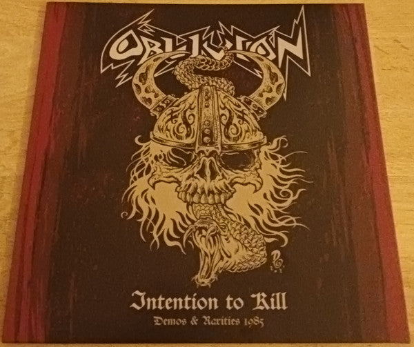 Oblivion - Intention To Kill  Demos & Rarities 1985 NEW METAL LP (w/ CD)