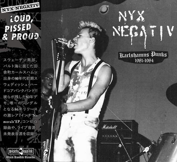 Nyx Negativ - Karlshamns Punks 1981 to 1984 NEW CD